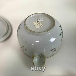 Rare Antique Porcelaine Chinoise Export 18ème Siècle Covered Bowl