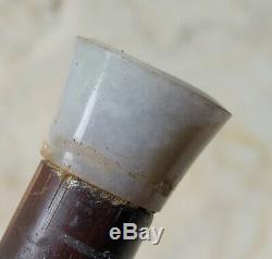 Rare Chinese Antique Pipe, O Pium Lumière, Jade