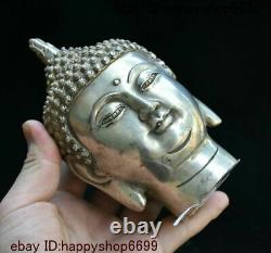 Recueillir L'ancien Chinois Argent Shakyamuni Amitabha Bouddha Sakyamuni Tathagata Statue