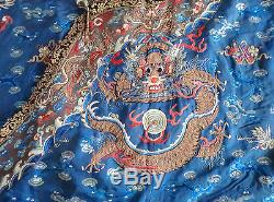 Robe Antique De Dragon Impérial Brodé De Chine