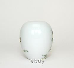 Superbe 18ème C. Chinese Qing Qianlong Famille Rose Œuf Forme Porcelaine Pot D'eau