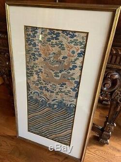 Superbe Antique Broderie Chinoise