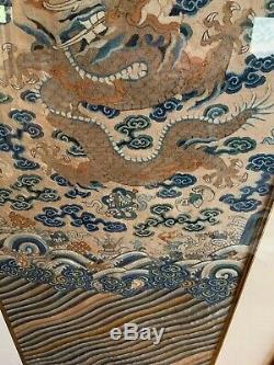 Superbe Antique Broderie Chinoise