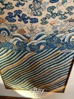 Superbe Antique Broderie Chinoise