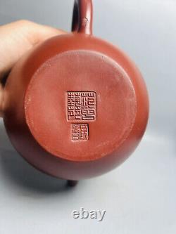Théière exquise en argile Zisha Yixing chinoise faite main 15353