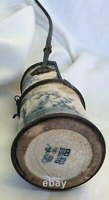Tube D'opium De Céramique Chinoise Antique