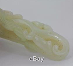 Un Crochet De Ceinture Serpent / Dragon De Jediate Sculpté Antique Chinois De Bonne Qualité