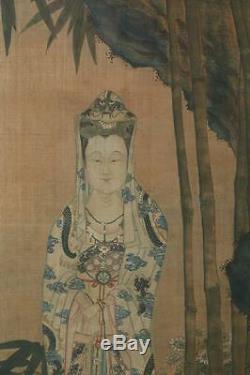 Un Tableau Important Et Important De La Dynastie Qing Chinoise Sur Soie, Signé