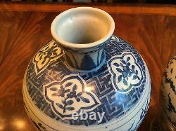 Une Paire Rare Et Importante Dynastie Chinoise Ming Wan LI Mei Ping Vases