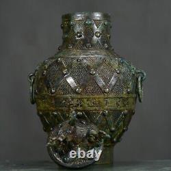 Une belle collection de jarres en bronze de la dynastie Han avec inscription