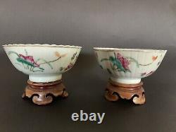 Une paire de bols chinois de la dynastie Qing antique