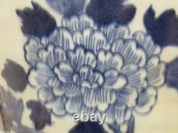 Vase De Jarre Gingembre De Porcelaine Bleu Chinois Et Blanc