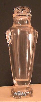 Vase En Cristal De Roche Antique Chinois Kang H'si