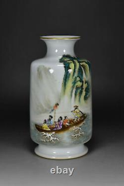 Vases en porcelaine pastel chinoise à motifs exquis faits main 55655