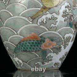 Vases en porcelaine pastel chinoise faits main avec motifs exquis 73587