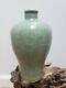 Vert Monochrome Glaze Vase En Porcelaine Chinoise